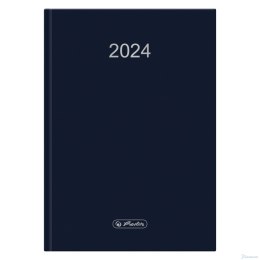Kalendarz Dzienny Szefa A5 Granatowy 2024 9588344 Herlitz