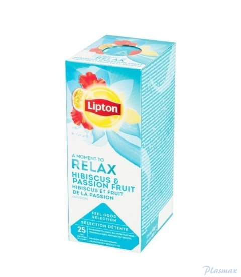 Herbata LIPTON CLASSIC HIBISKUS MARAKUJA (25 kopert fol.)