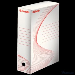 Pudło archiwizacyjne boxy 100 mm, poj. 1000 kartek, biały Esselte, 128102/128201