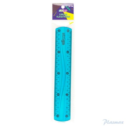 Linijka elastyczna 20cm niebieska SSC013 STRIGO