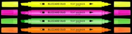 Zakreślacze tekstu BLIZZARD DUO żółty TO-338 Toma