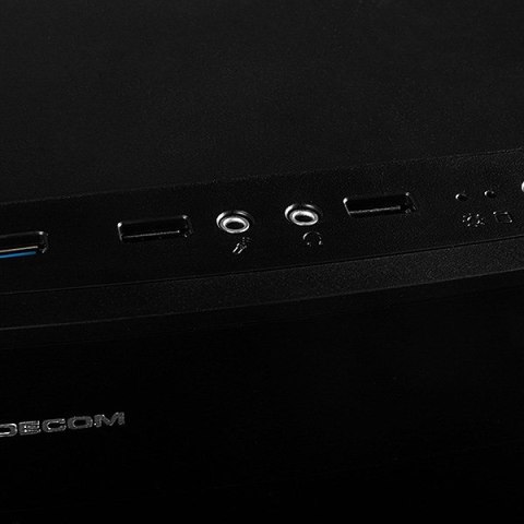 Obudowa MODECOM Trend Air AM-TREN-AIR-000000-0002 (ITX, Micro ATX; kolor czarny)