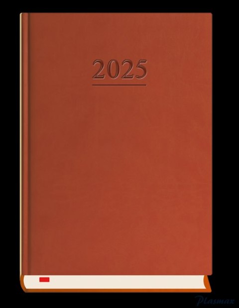 Terminarz Menadżera A5 2025 - ciemno brązowy Michalczyk i Prokop T-203V-S2