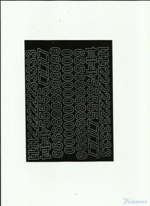 CYFRY_ samop.1.5cm(8) zielone ARTDRUK