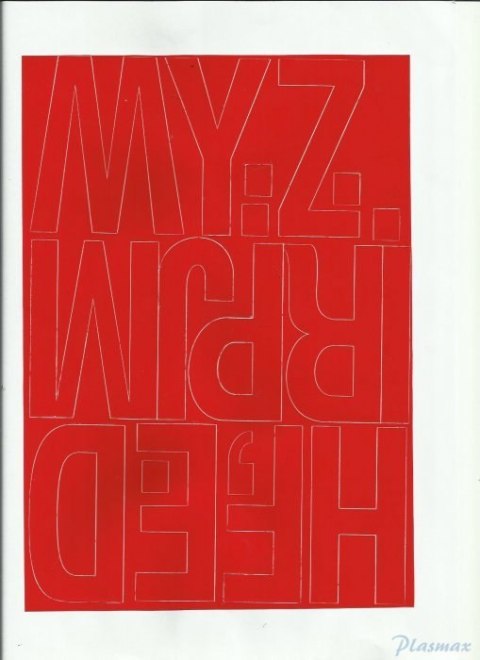 LITERY samop. 8cm (8) czarne ARTDRUK