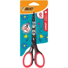 Nożyczki BIC Comfort 16cm Decor Blister 1szt, 9262822