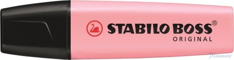 Zakreślacz STABILO BOSS pastelowy różowy 70/129