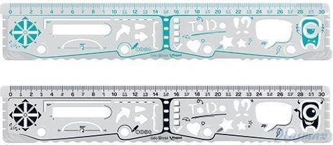 Linijka wielofunkcyjna GEONotes 30cm MAPED 250x10