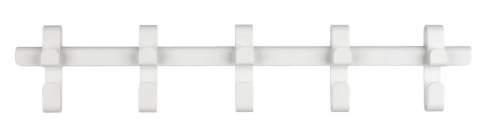 Wieszak GALSTED 5 kołków biały