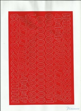 CYFRY samop. 2cm (8) czarne ARTDRUK