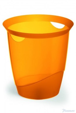 Kosz na śmieci 16l pomarańczowy przezroczysty DURABLE 1701710009