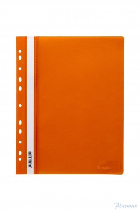 Skoroszyt zawieszany PP DOTTS (20) pomarańcz wzmocniony polipropylenowy