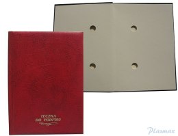 Teczka do podpisu 10k bordo WARTA grzbiet kryty 1824-920-010