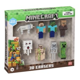 *****MINECRAFT 3D Erasers 8pack DeluxeBox vA 10944