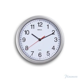 ZEGAR ŚCIENNY MAUL run 25 SREBRNY