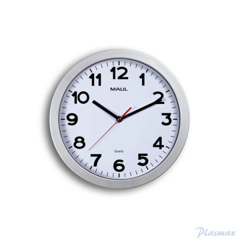 ZEGAR ŚCIENNY MAULstep 30 SREBRNY