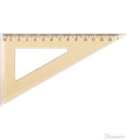 Ekierka szkolna GRAND GR853 60/13cm dymna 130-1502
