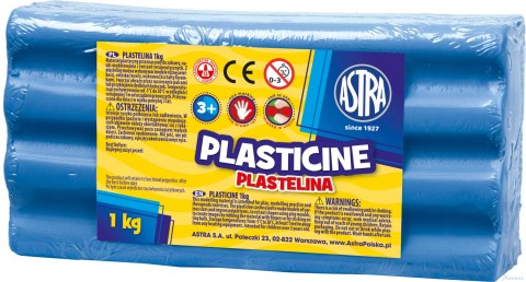 Plastelina Astra 1 kg niebieska, 303111012