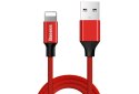 Kabel Baseus Yiven CALYW-A09 (USB 2.0 - Lightning ; 1,8m; kolor czerwony)