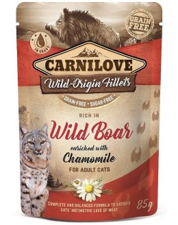 Carnilove Cat Pouch Wild Boar&Chamomile 85g