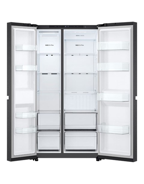 Lodówka Side by Side LG GSBC40EPPE ciemny grafit czarna