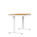 Biurko ACTIVEJET z elektryczną regulacją wysokości 140x70 ET119W-C biały/dąb