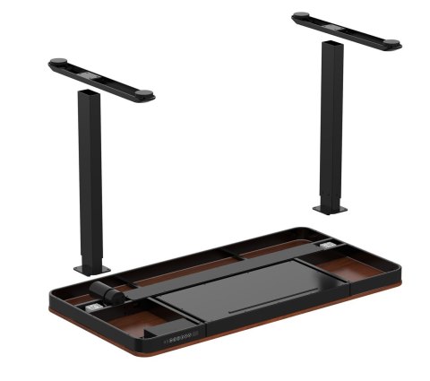 Biurko ACTIVEJET z elektryczną regulacją wysokości 140x70 ET119W-C czarny/orzech