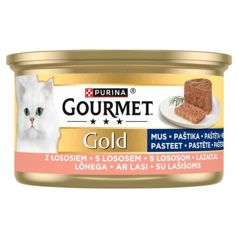 PURINA GOURMET GOLD Mus z łososiem 85g