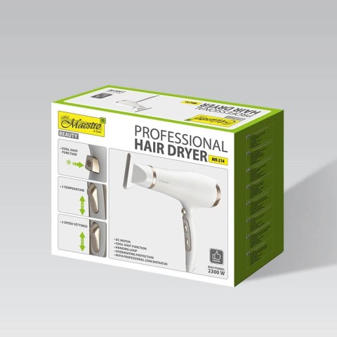 Suszarka do włosów 2300W MAESTRO MR-214