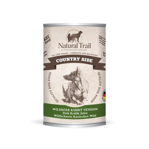 NATURAL TRAIL Country dzik,jeleń karma dla psa 400g