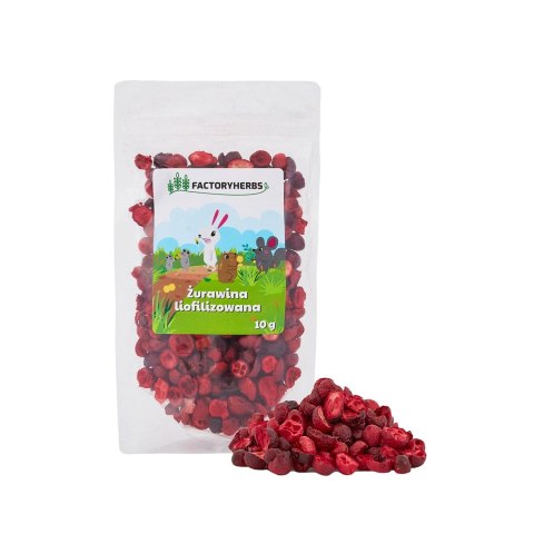 FACTORYHERBS Żurawina liofilizowana 10g