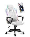 Fotel gamingowy Huzaro Force 2.5 RGB WHITE MESH