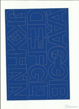 LITERY samop. 5cm (8) czerwone ARTDRUK