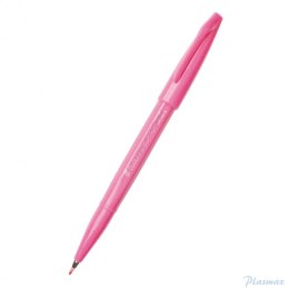 Pisak pędzelkowy do kaligrafii różowy SES15-P PENTEL