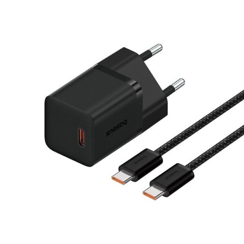 Ładowarka Baseus GaN5 mini 1C 30W EU+kabel USB-C (cluster black)