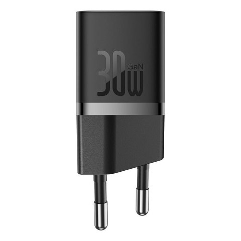 Ładowarka Baseus GaN5 mini 1C 30W EU+kabel USB-C (cluster black)