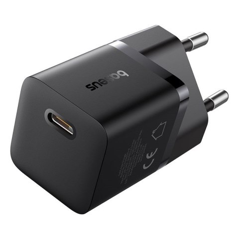 Ładowarka Baseus GaN5mini 1C 25W+kabel USB-C czarny