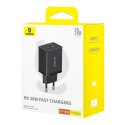 Ładowarka sieciowa Baseus Cube C+U 30W EU (cluster black)