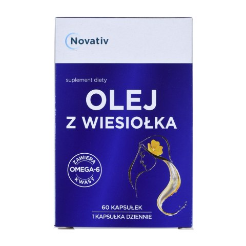 Novativ Olej z wiesiołka 60 kapsułek