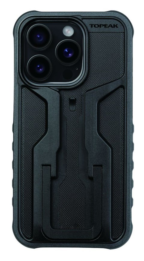 TOPEAK POKROWIEC RIDECASE FOR iPHONE 15 PRO BLACK/GRAY