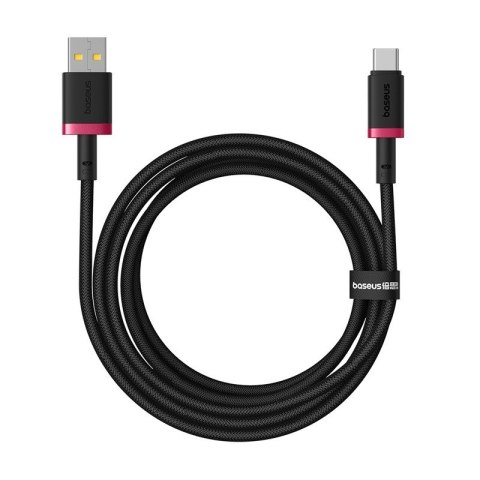Kabel Baseus Dura USB-Typ C 60W 1m (czerwono-czarny)