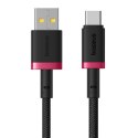Kabel Baseus Dura USB-Typ C 60W 1m (czerwono-czarny)