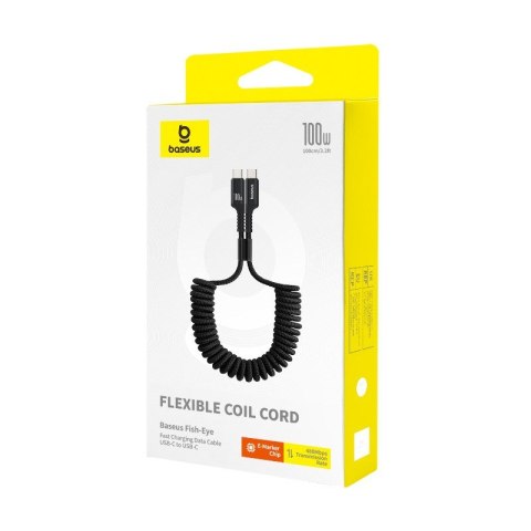 Kabel Baseus Fish-Eye Typ C-Typ C 100W 1m (czarny)
