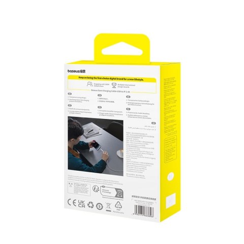 Kabel Baseus Gem 2.4A 1m (biały)