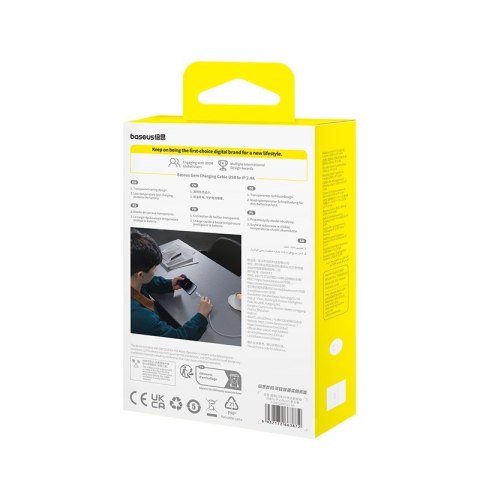 Kabel Baseus Gem 2.4A 1m (fioletowy)