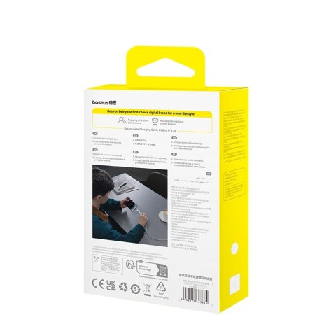 Kabel Baseus Gem 2.4A 2m (biały)