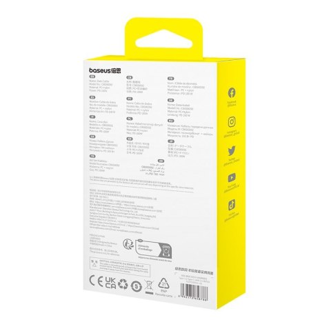 Kabel Baseus Gem Typ C-Typ C 100W 2m (biały)