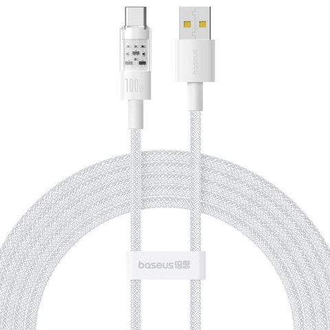 Kabel Baseus Gem USB-USB C 100W 2m (biały)