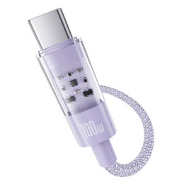 Kabel Baseus Gem USB-USB C 100W 2m (fioletowy)