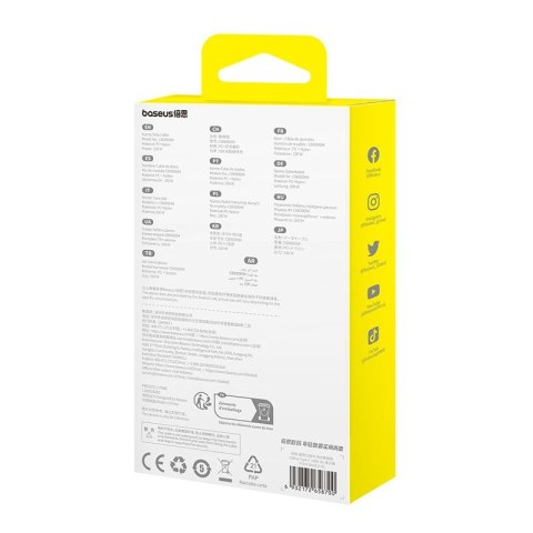 Kabel Baseus Gem USB-USB C 100W 2m (fioletowy)